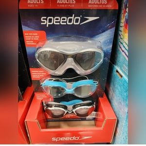 Speedo Swim Goggles Adult 3 Pack